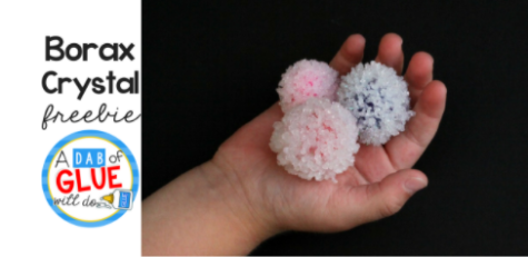 Science Project - Make Pom Pom Crystals!
