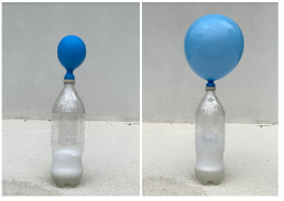 October Science Project - Baking Soda Vinegar Balloons